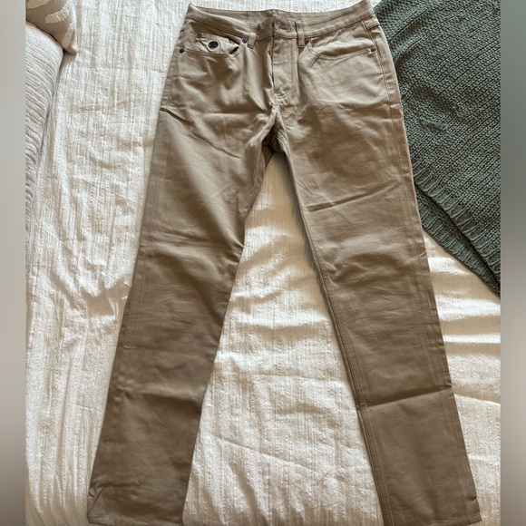 Burberry NOAH 5 pocket Khaki Trouser Casual Pants Sz 32x32 - Picture 2 of 5